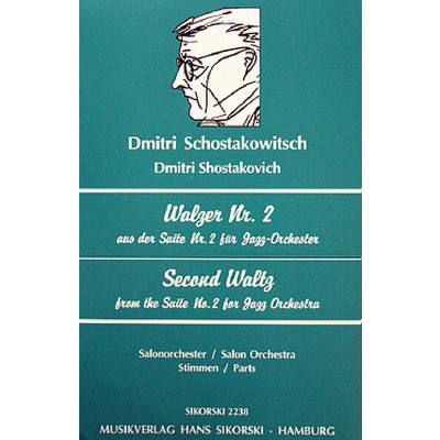 Schostakowitsch, Dmitri: walzer Nr. 2/Second Waltz from Suite No.2 for Jazz Orchestra (Stämmor)