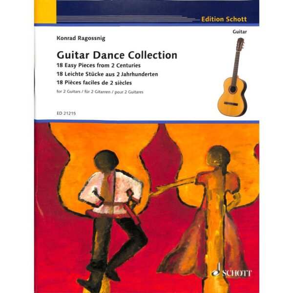 Guitar Dance Collection (18 Easy Pieces from 2 Centuries for 2 Guitars, intermediate) Gitarr