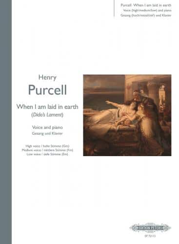 Purcell, Henry: When I am laid in earth (Dido’s Lament) (Sång hög/mellan/låg och piano) Purcell, Henry: When I am laid in earth (Dido’s Lament) (Sång hög/mellan/låg och piano) Noter