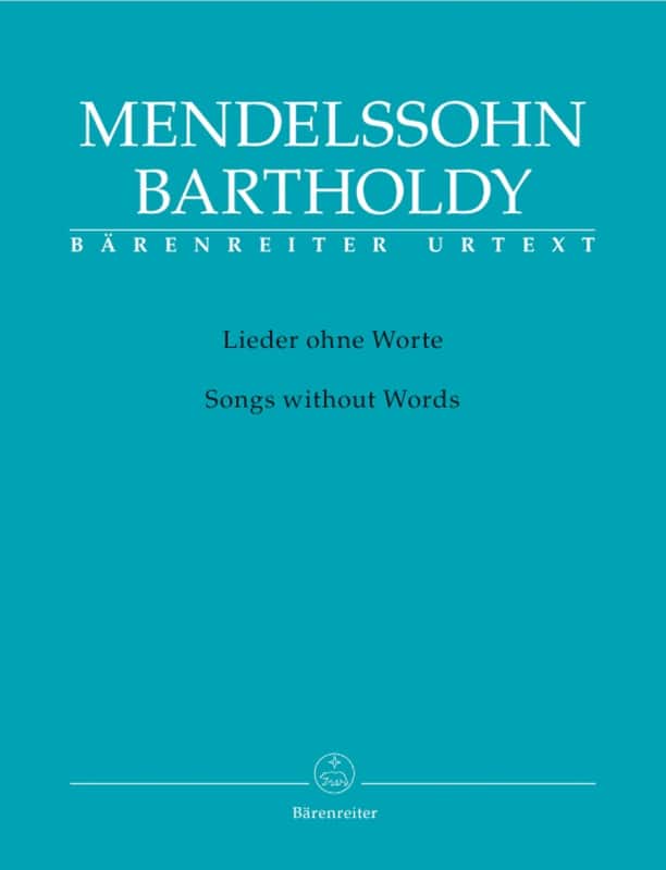 Mendelssohn Barholdy, Felix: Lieder ohne Worte (urtext) Mendelssohn Barholdy, Felix: Lieder ohne Worte (urtext) Noter