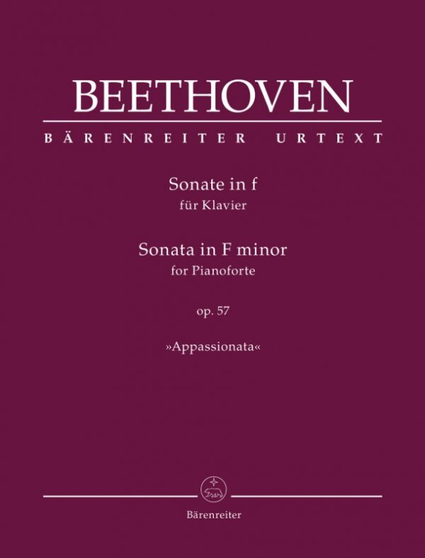 Beethoven, Ludwig van: Sonata in F minor Op. 57 Appassionata” (urtext)” Noter