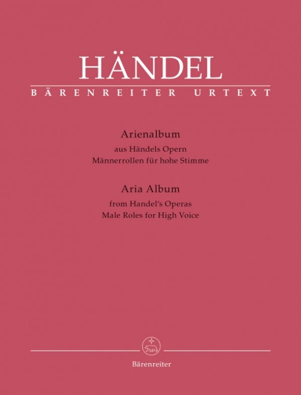 Händel, Georg Friedrich: Arienalbum aus Händels Opern/Aria Album from Handel’s Operas (Sång (male roles for High Voice) (Urtext) Noter