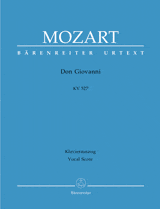 Mozart, Wolfgang Amadeus: Don Giovanni KV 527 (klaverutdrag, urtext)