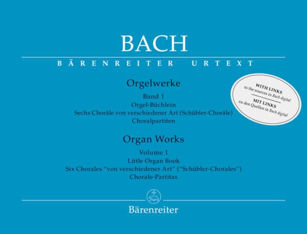 Bach, Johann Sebastian: Orgelbüchlein/Little Organ Book / Six Chorales von verschiedener Art” (Schübler-Chorales) / Chorale-Partitas (Urtext)” Noter