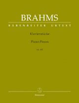 Brahms, Johannes: Piano Pieces op.118 (urtext)