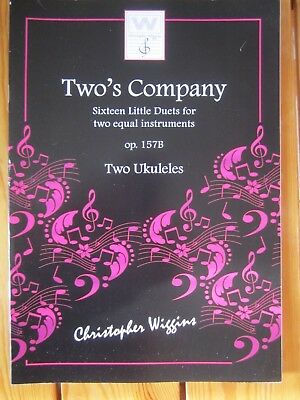 Christopher D. Wiggins: Two's Company Op. 157B (2 ukulele/Two ukuleles)