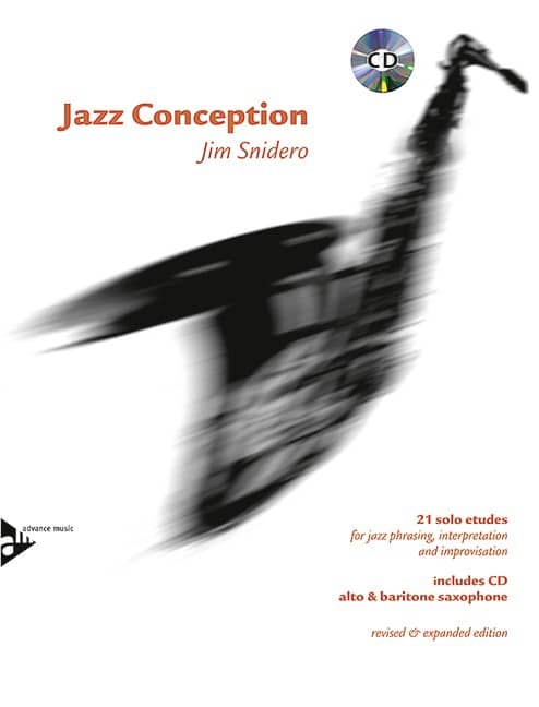Jim Snidero: Jazz conception 21 solo etudes alto & baritone sax (bok+CD)