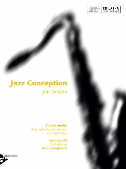 Jim Snidero: Jazz Conception for Tenor (Soprano) Saxophone bok+CD Jazz metod/etyder