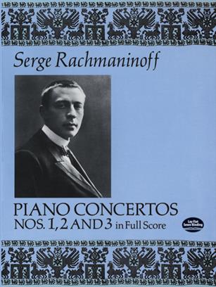 Rachmaninoff, Serge: Piano Concertos / Pianokonsert nr. 1,2 och 3 (Full Score/partitur)