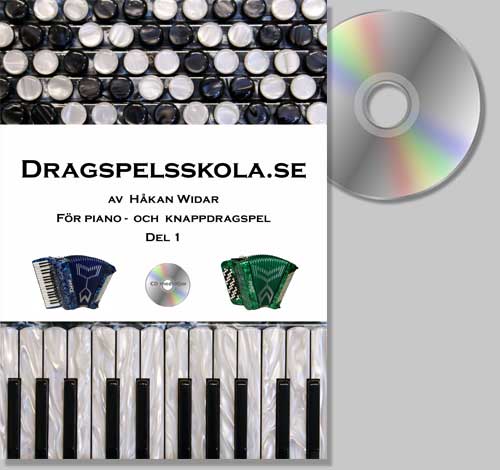 Dragspelsskola.se av Håkan Widar för piano- och knappdragspel Del 1 Dragspelsnoter