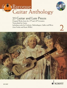 Baroque Guitar Anthology vol. 2  (Bok+CD) Gitarr