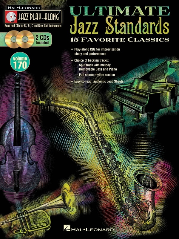 Hal Leonard Jazz Playalong: Vol. 170 Ultimate Jazz Standards (Bok + 2 CD)