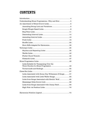 Cohen, Steve: 100 Authentic Blues Harmonica Licks (bok+online audio)