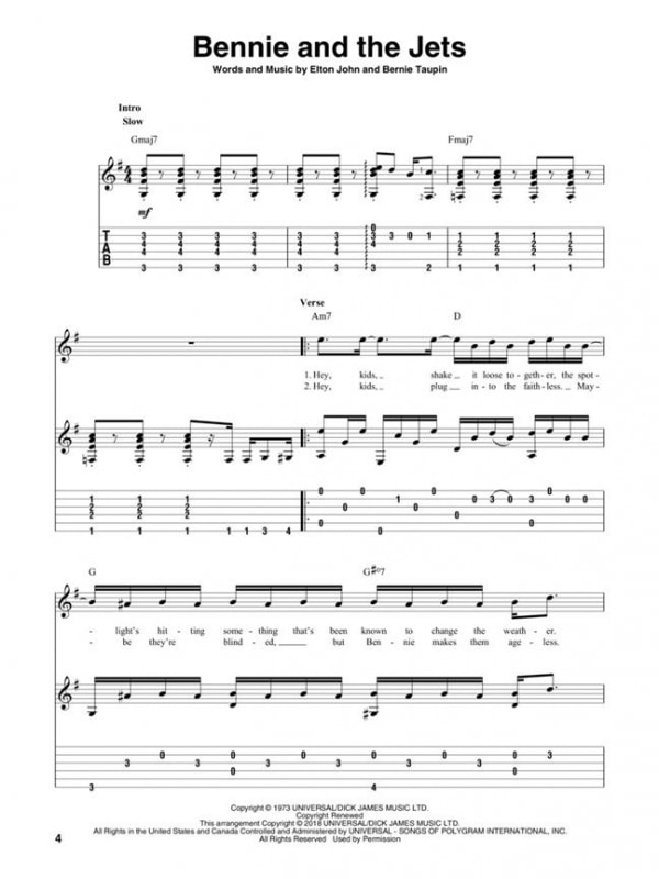 Fingerpicking Elton John (TAB)