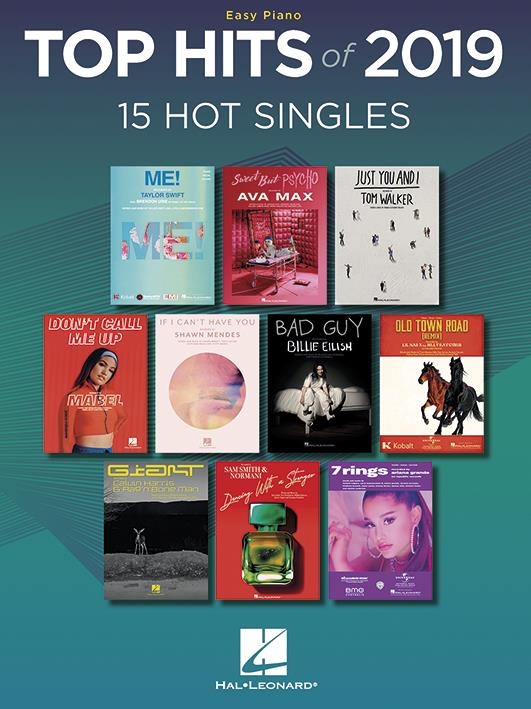 Top Hits of 2019 - 15 hot singles (easy piano)