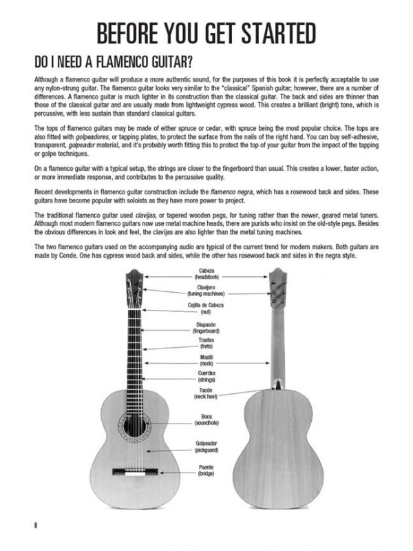 Burns, Hugh: Flamenco guitar (Bok+online audio) Gitarr