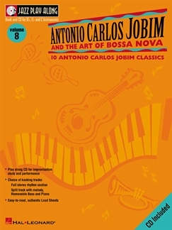 Hal Leonard Jazz Playalong: Vol. 8 Antonio Carlos Jobim and the Art of bossa Nova (Bok + CD)