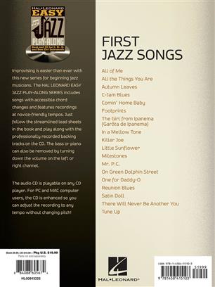 Hal Leonard Easy Jazz Playalong: Vol.1 First Jazz Songs