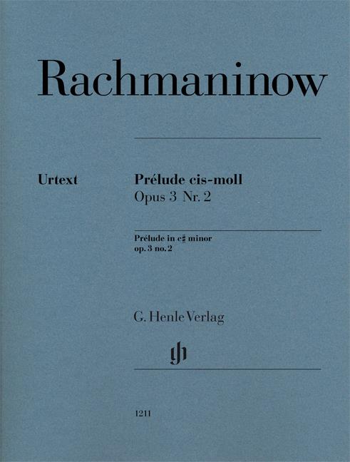 Rachmaninow, Sergej: Prélude cis-moll Op.3 Nr.2  (urtext) Noter