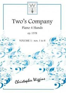Christopher D. Wiggins: Two's Company Op. 157B Vol. 1 (fyrhändigt piano)