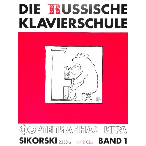 Ryska pianoskolan/Die russische Klavierschule Band 1 (bok+2cd) Noter