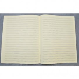 Notpapper STAR nr. 26, 20 system, 5 ark (Music manuscript paper 20 staves 5 double sheets Quarto - Format)