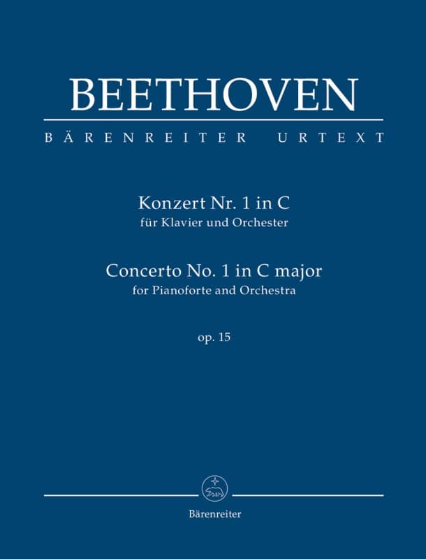 Beethoven, Ludwig van: Beethoven, Ludwig van Concerto for Pianoforte and Orchestra no. 1 in C major op. 15 (urtext) Studiepartitur