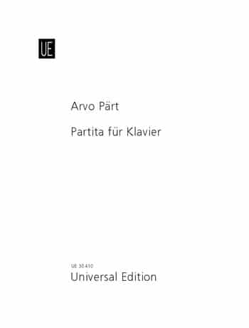 Pärt, Arvo: Partita für Klavier Op. 2 (1959) Pärt, Arvo: Partita für Klavier Op. 2 (1959) Noter