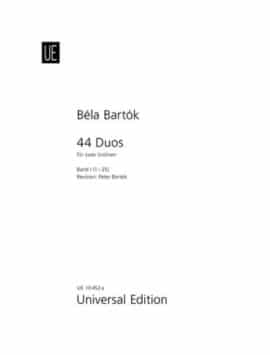 Bartók, Béla: 44 Duos für zwei Violinen Band 1 (1-25) Noter