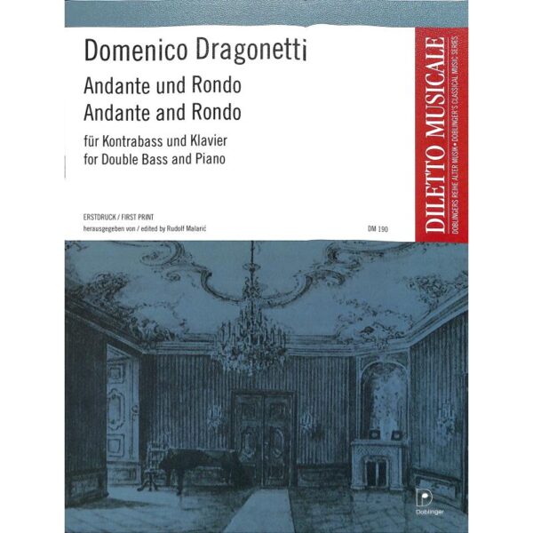 Dragonetti, Domenico: Andante und Rondo för kontrabas och piano Kontrabas klassisk repertoar
