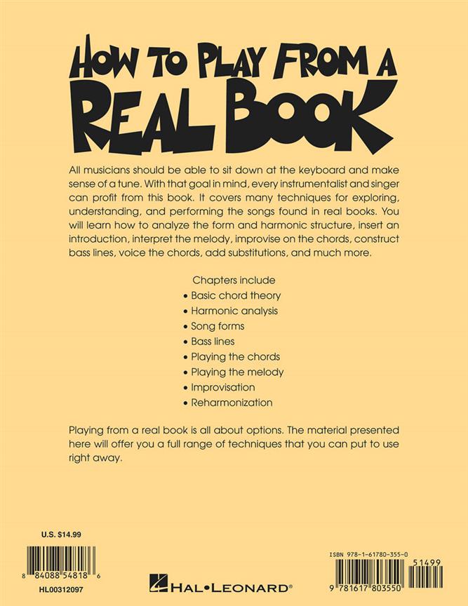 Rawlins, Robert: How to Play from a Real Book (for all musicians)