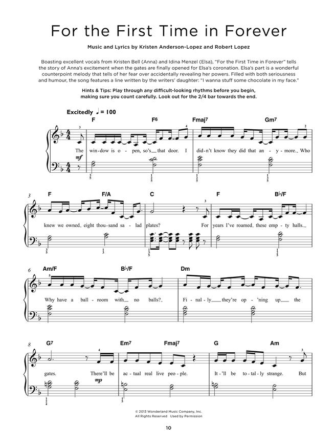 Really easy piano: The Frozen Collection - 14 favourites from Frozen & Frozen 2