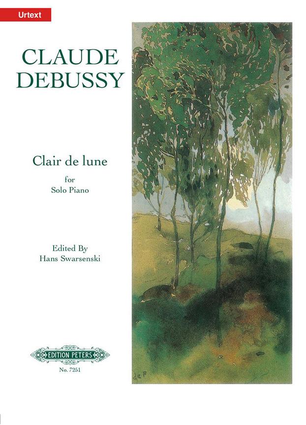 Debussy, Claude: Clair de lune for solo piano (urtext)