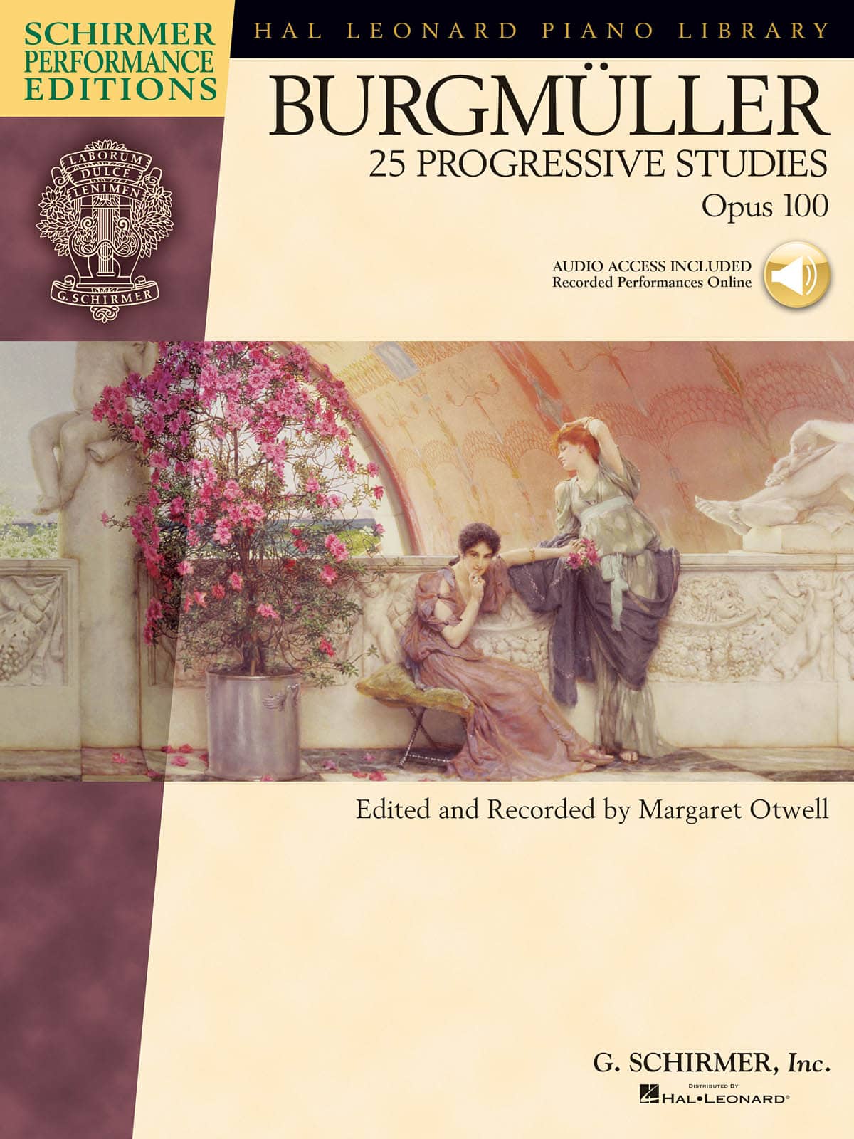 Burgmüller, Johann Friedrich: 25 Progressive Studies Op. 100 (bok + online audio)