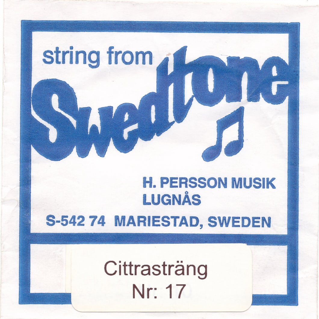 Sträng Cittra Nr: 17 (passar till cittror med mensurlängd 465) Sträng Cittra Nr: 17 (passar till cittror med mensurlängd 465) Cittrasträngar