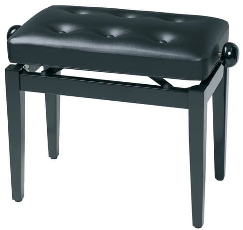 GEWA Piano bench Deluxe black high gloss Pianobänk/Pianostol GEWA Piano bench Deluxe black high gloss Pianobänk/Pianostol Musiktillbehör