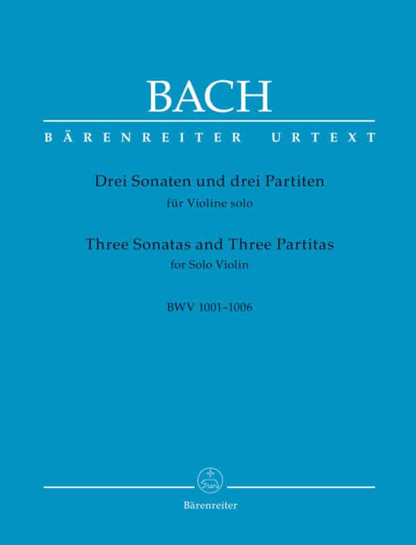 Bach, J. S.: Three Sonatas and Three Partitas for Solo Violin BWV 1001-1006  (urtext) Noter