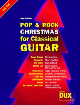 Pop & Rock Christmas for Classical Guitar (inkl. TAB & leadsheets) Gitarr klassisk