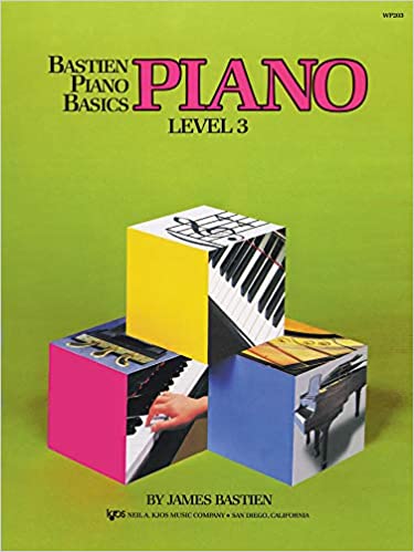 Bastien Piano Basics – Piano  level 3 Noter