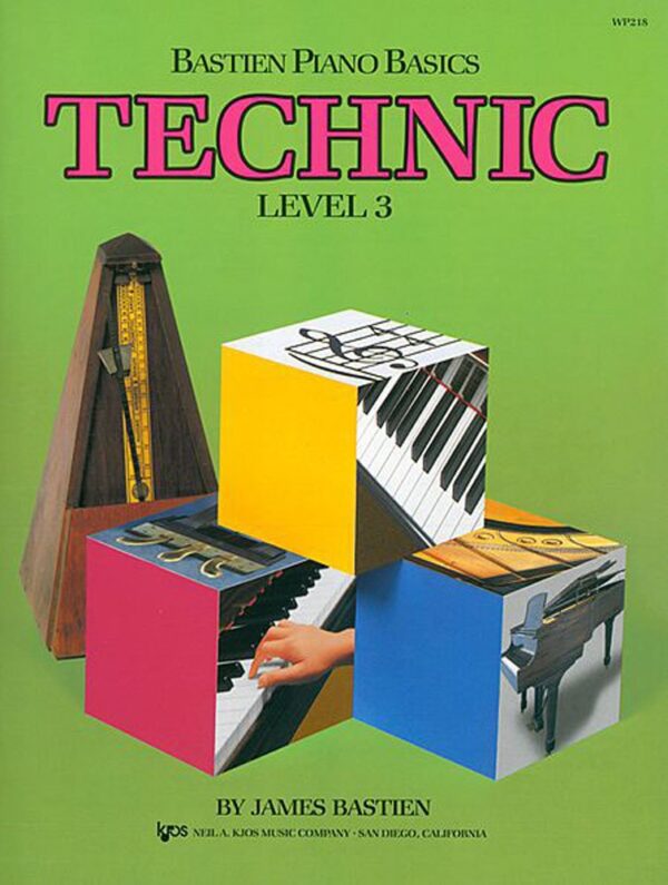 Bastien Piano Basics: Technic level 3 Noter