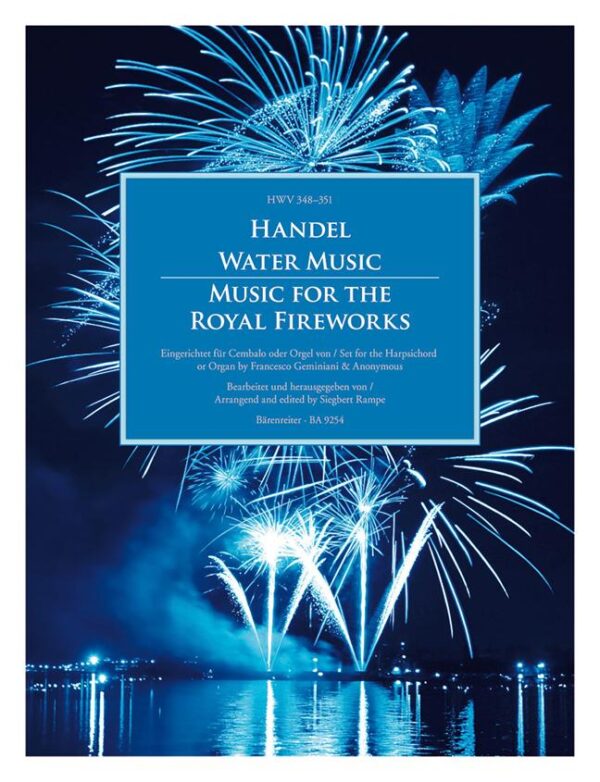 Händel, Georg Friedrich: Water Music – Music for the Royal Fireworks HWV 348-351 Gitarr