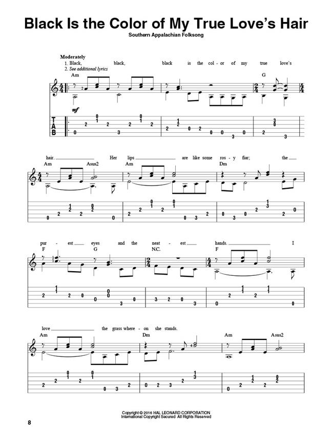 30 Easy Folk Guitar Solos (bok + online audio access)