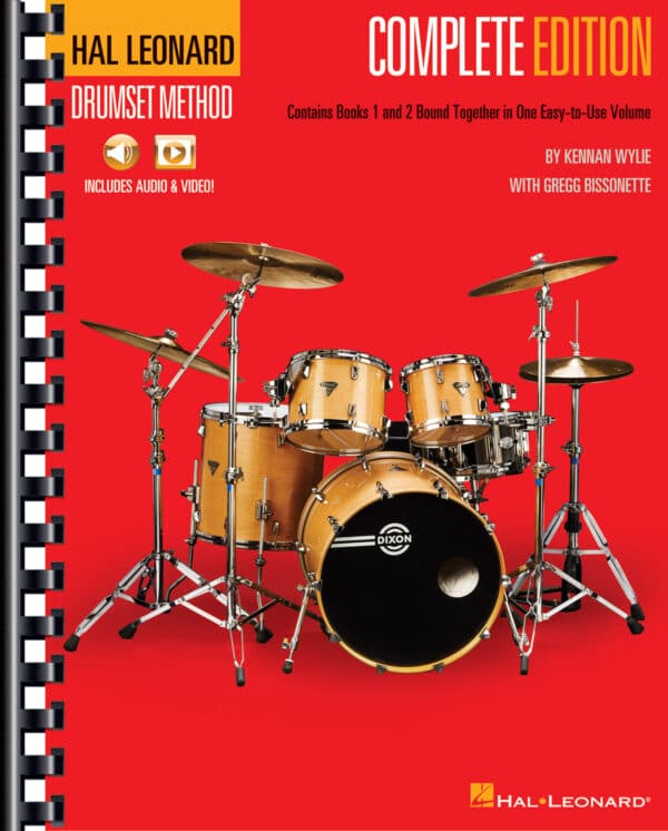Hal Leonard Drumset Method Complete Edition ( Bok + online audio) Noter