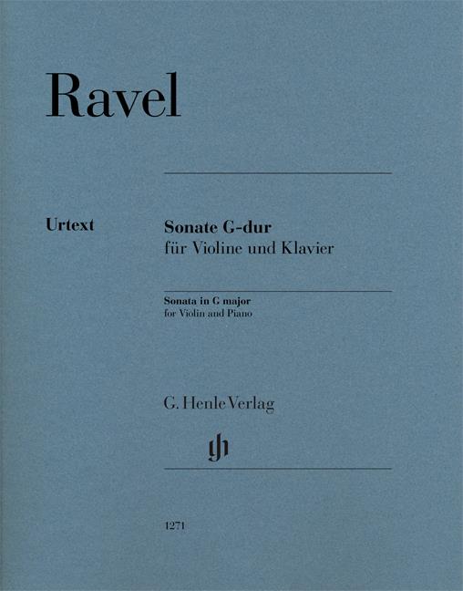 Ravel, Maurice: Sonate G-dur (urtext) Noter