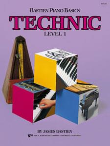 Bastien Piano Basics: Technic level 1 Noter
