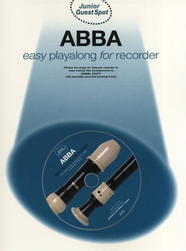 ABBA easy playalong for recorder (Junior Guest Spot) (bok + online audio access) Blockflöjt