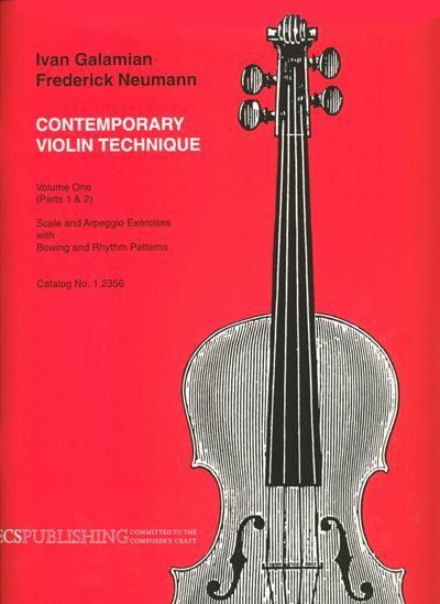Contemporary Violin Technique volume one Noter