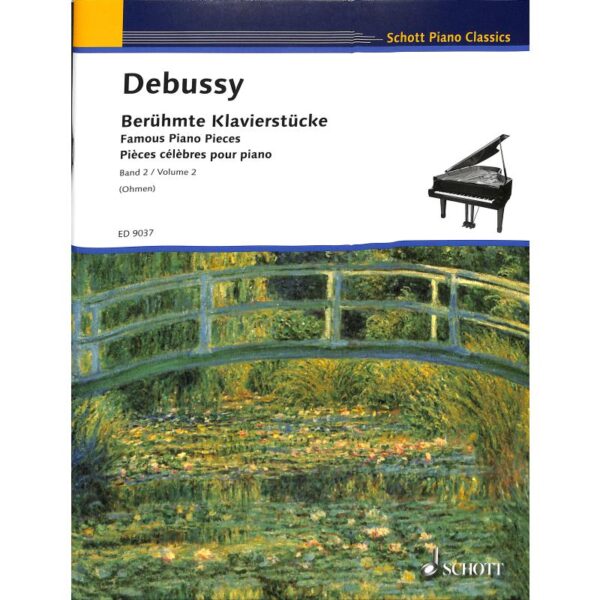 Debussy, Claude: Famous Piano Pieces band 2 Noter