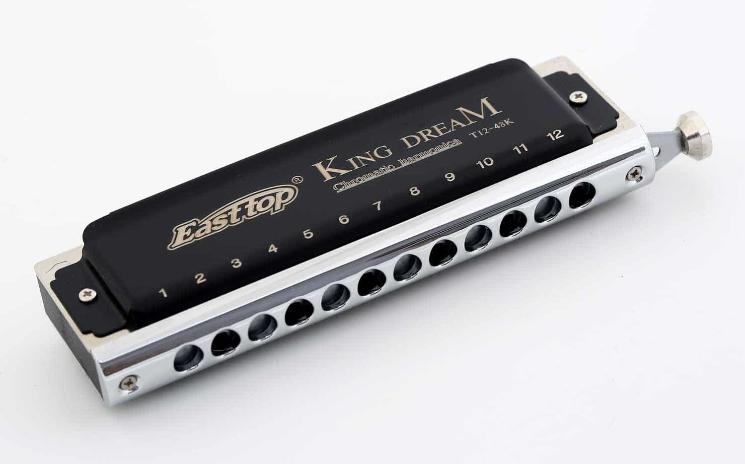 Kromatisk Munspel Easttop King Dream Chromatic Harmonica - T12-48K - 12 hole