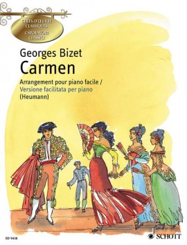 Bizet, Georges: Carmen – Arrangement pour piano facile (Heumann) Piano lättare album